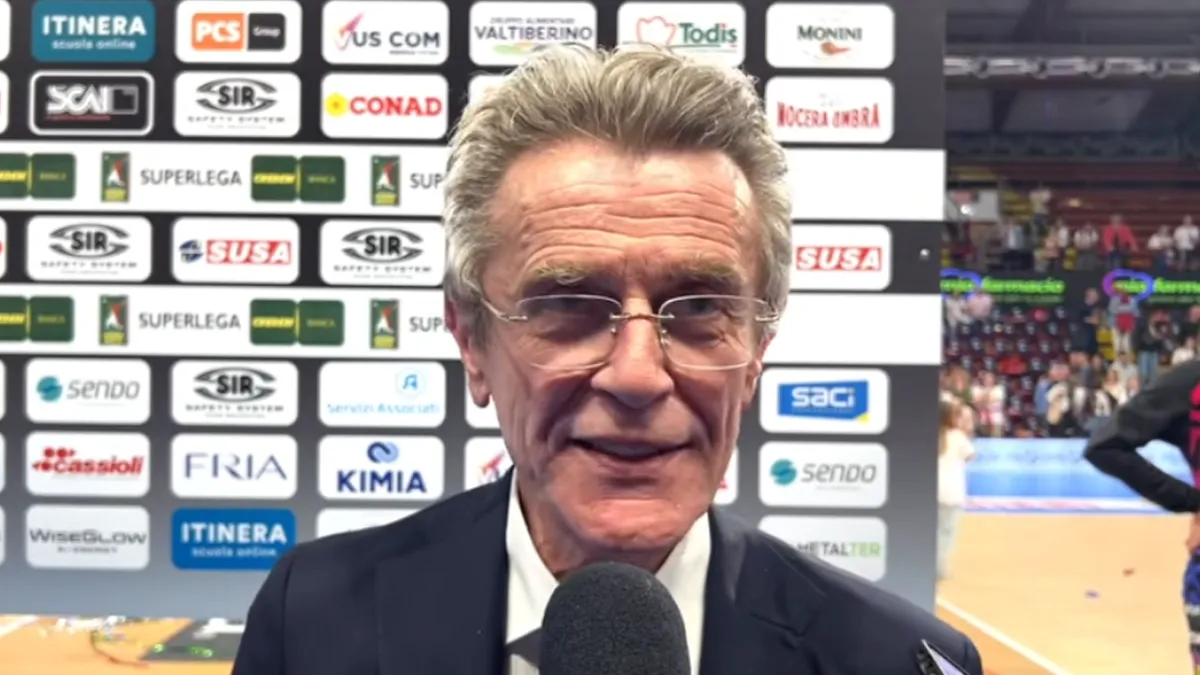 Sir Susa Scai Perugia, Lorenzetti predica calma in vista di gara 2: "Dobbiamo fare uno step in più"