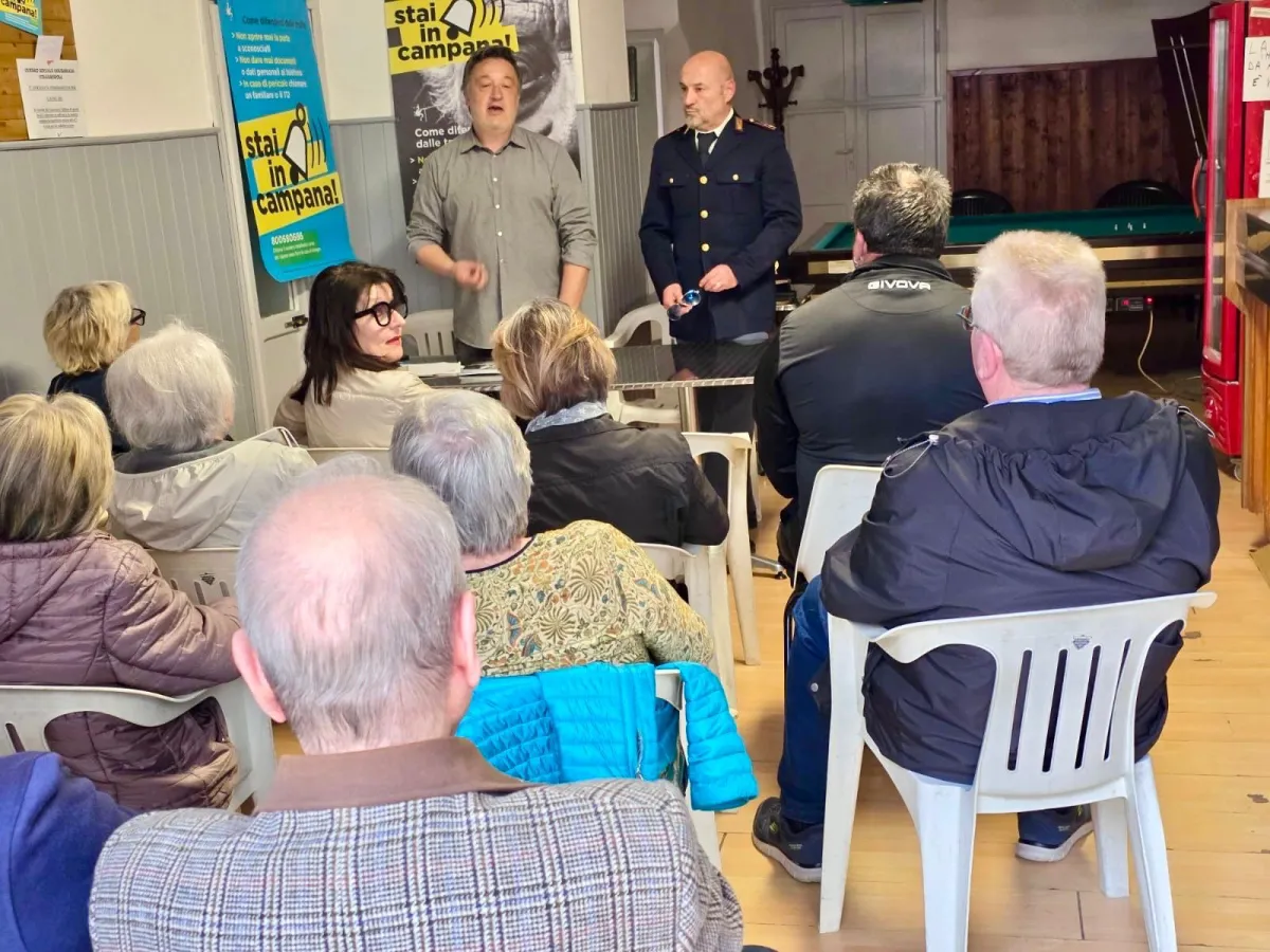 Truffe agli anziani, prosegue la campagna della Polizia di Stato in Umbria: a Collescipoli incontro con i cittadini su rischi e strategie di difesa