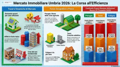 Mercato immobiliare Umbria, il paradosso delle case nuove: domanda alle stelle, offerta al palo