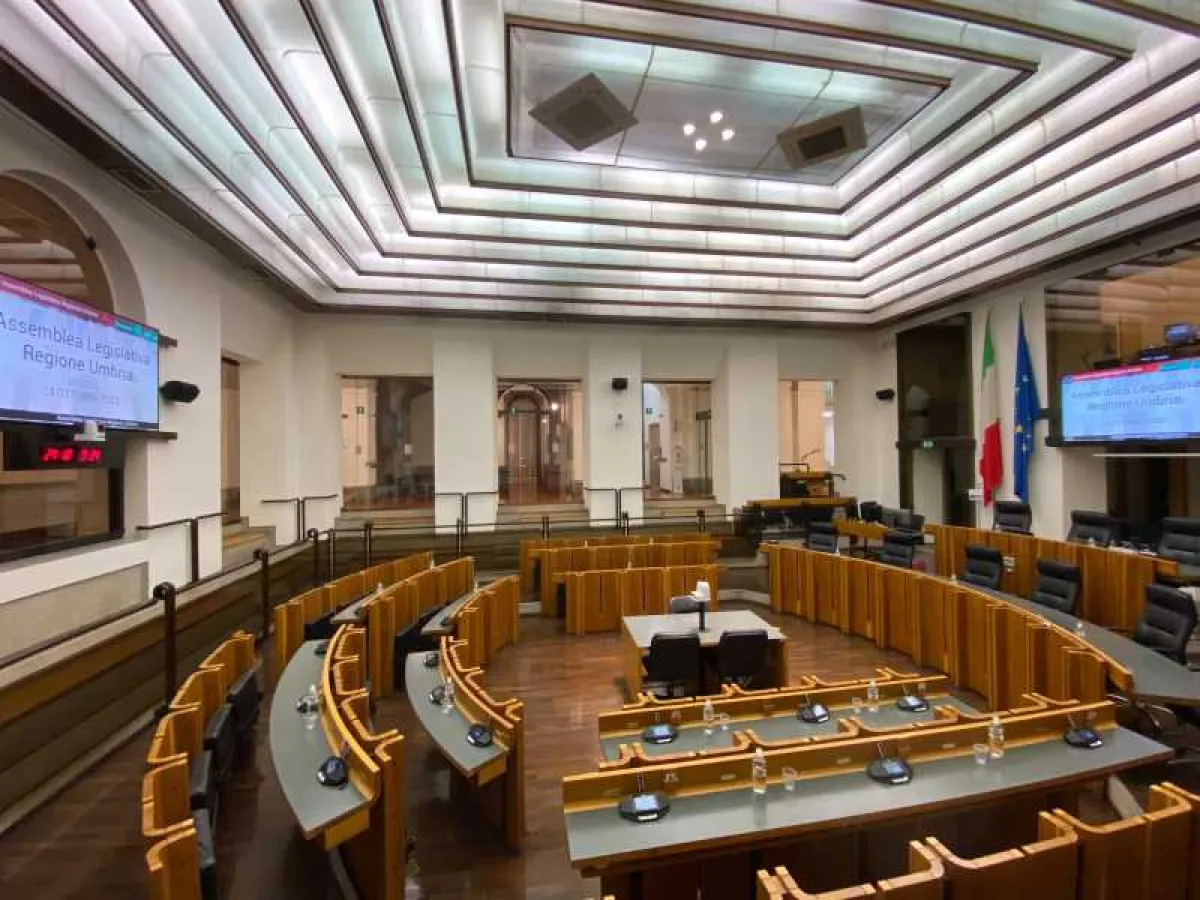 Umbria, giovedì 23 aprile si riunisce l'Assemblea legislativa: in Aula question time, ddl, mozioni e una nomina