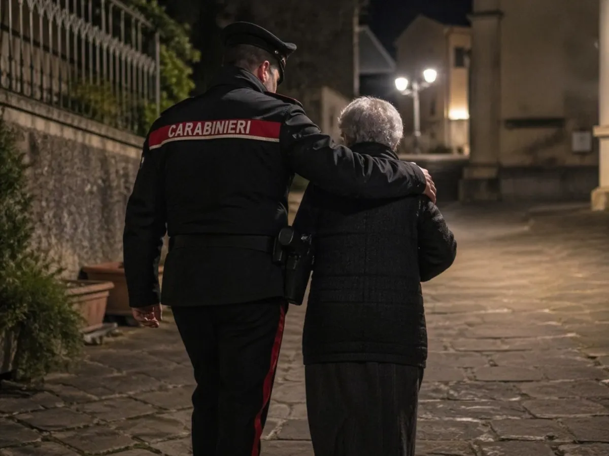 Citerna, carabiniere fuori servizio salva un'anziana caduta dal balcone