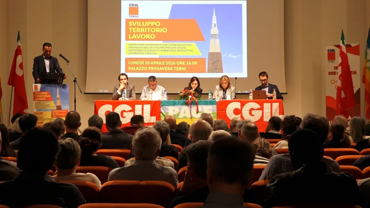 Terni, la Cgil apre il vertice sulla crisi: “Salari e lavoro, serve un nuovo modello di sviluppo”