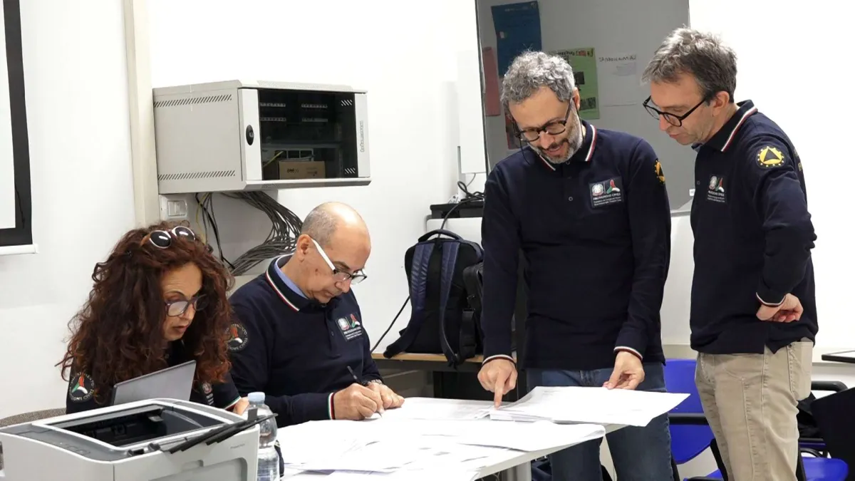 Post-sisma, formati 60 nuovi tecnici della Protezione civile per la gestione delle emergenze edilizie