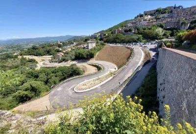 Narni, per la Corsa all'Anello l'apertura straordinaria e temporanea della nuova strada del Suffragio