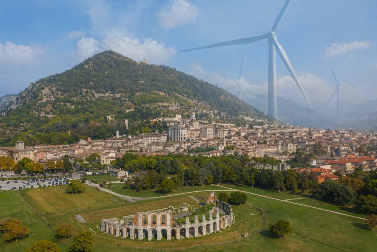 Eolico a Gubbio, la sfida industriale che mette alla prova l’egemonia di Colacem