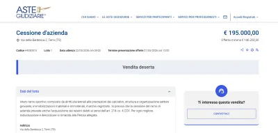Fallimento Ternana, ultima chiamata: vendita deserta, resta in piedi solo la possibilità della trattativa diretta