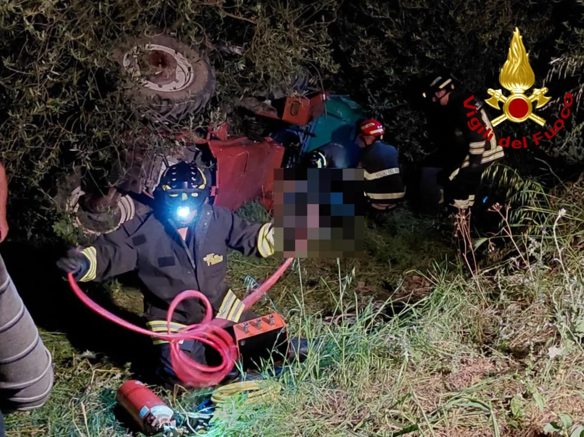 Tragedia nelle campagne di Ferentillo, ultranovantenne muore ribaltandosi con il trattore in un uliveto