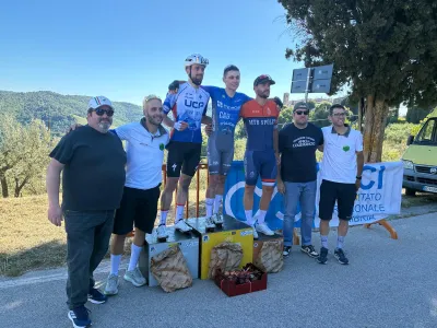 Cronoscalata Collemancio, Filippetti domina sulle rampe umbre: spettacolo, fatica e Campioni Regionali FCI