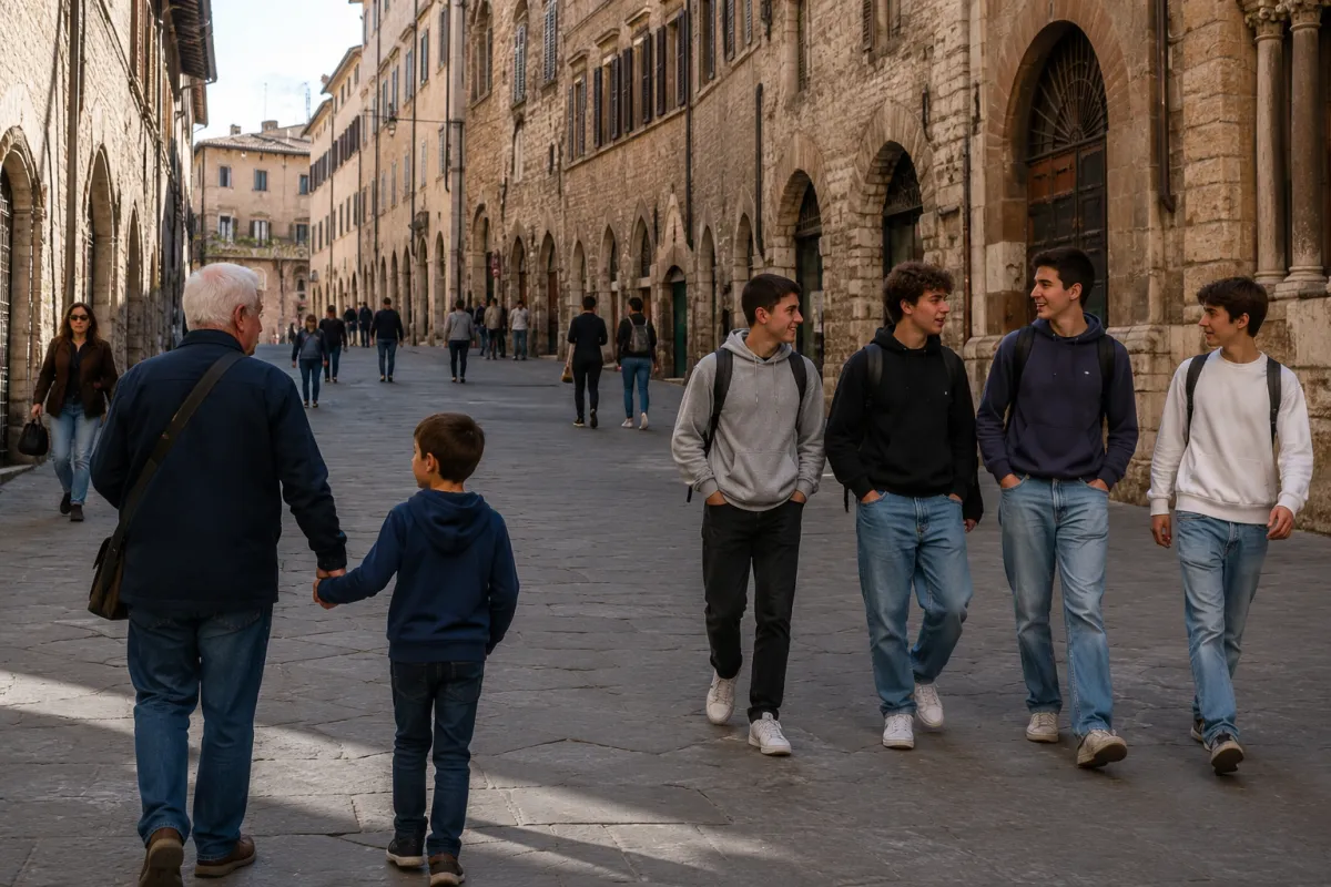 Qualità della vita generazionale, Umbria a metà classifica: Perugia forte sui bambini, Terni meglio per i giovani