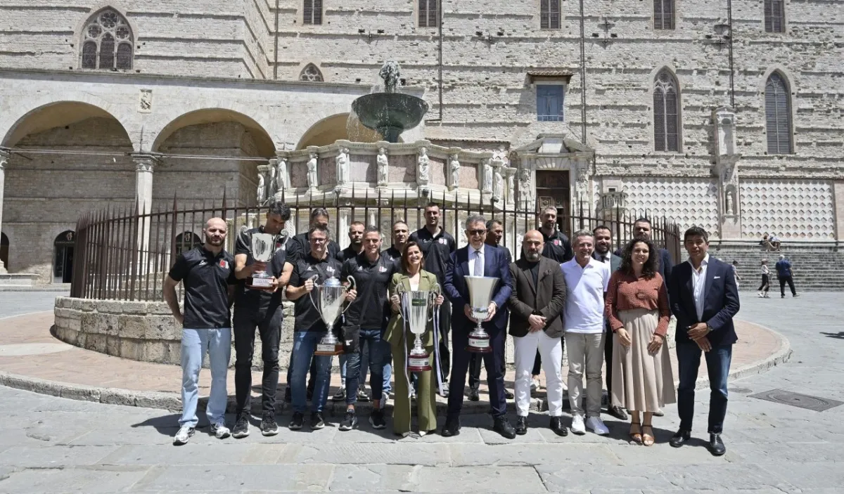 Dal Comune alla Regione: la Sir Perugia protagonista di una giornata tra orgoglio e riconoscimenti
