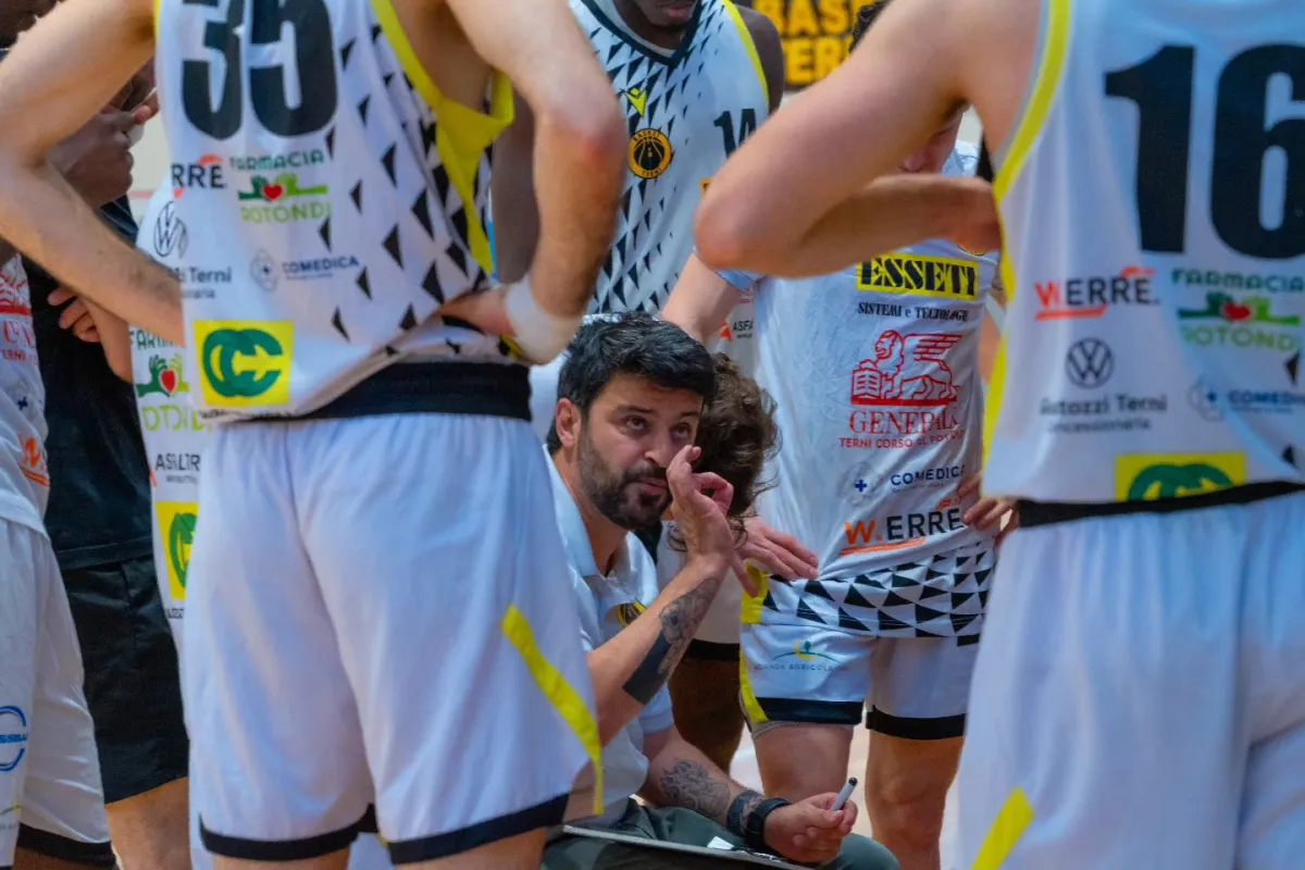 Esseti Basket Terni, coach Cilio: "Ma quale gestione del vantaggio? A Mesagne per il massimo"