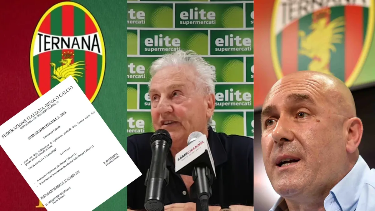 Ternana, Bandecchi-Fedeli contatto per la ripartenza nel giorno più buio della revoca dalla Federcalcio