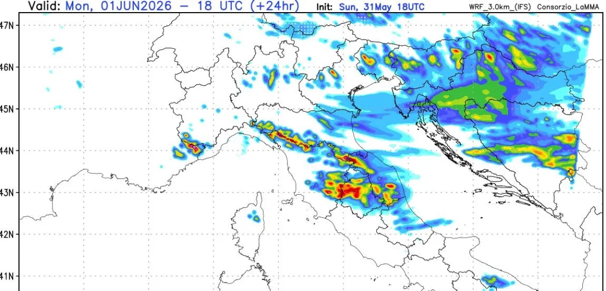 L’anticiclone cede in Umbria: allerta gialla per temporali e crollo termico