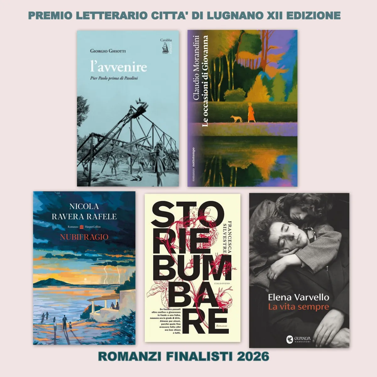 Premio Letterario Città di Lugnano: ecco chi sono i finalisti dell'edizione 2026