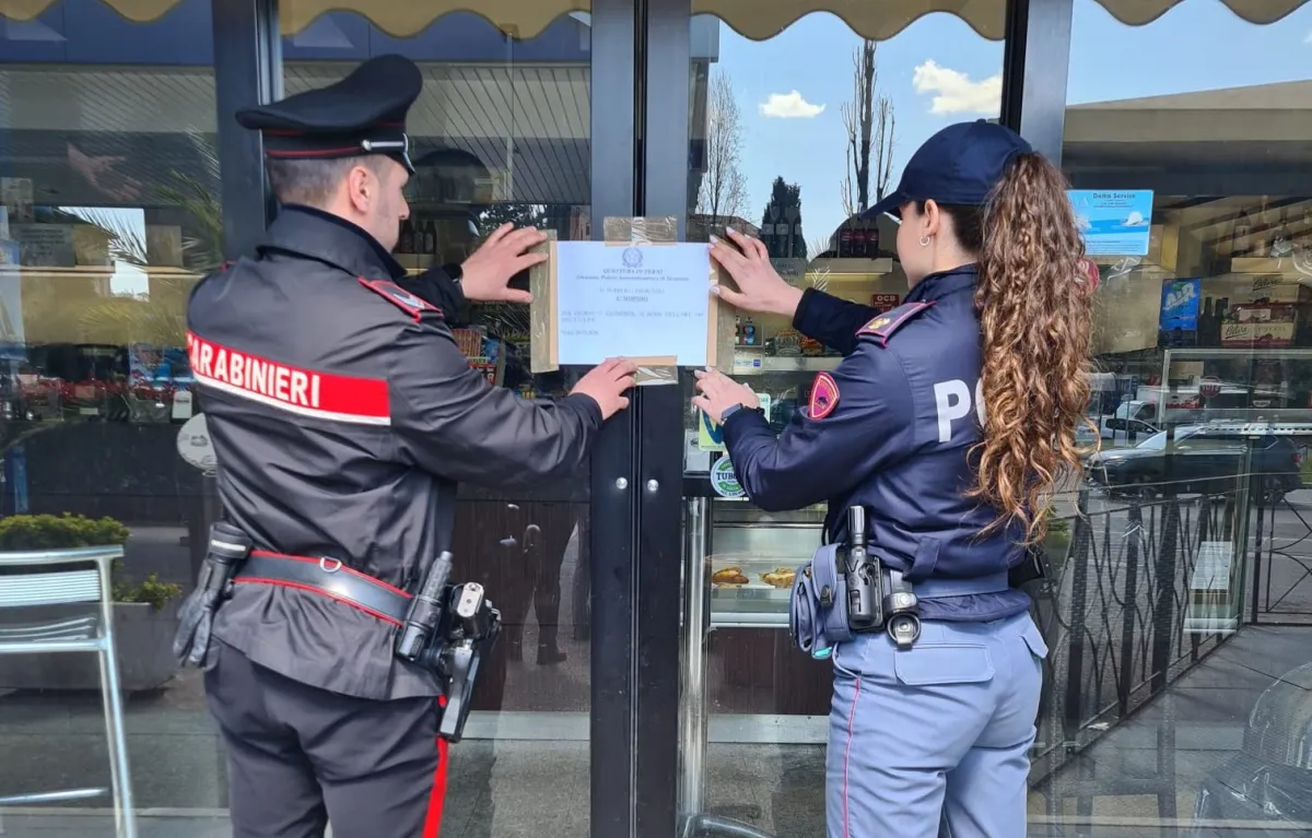 Controlli a Terni, scatta l'operazione “Alto Impatto”: irregolarità amministrative nei negozi e tre avvisi orali del Questore