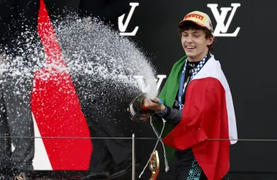 Montecarlo si tinge di tricolore: Antonelli vince e veste l'idea del giornalista gualdese Donnini