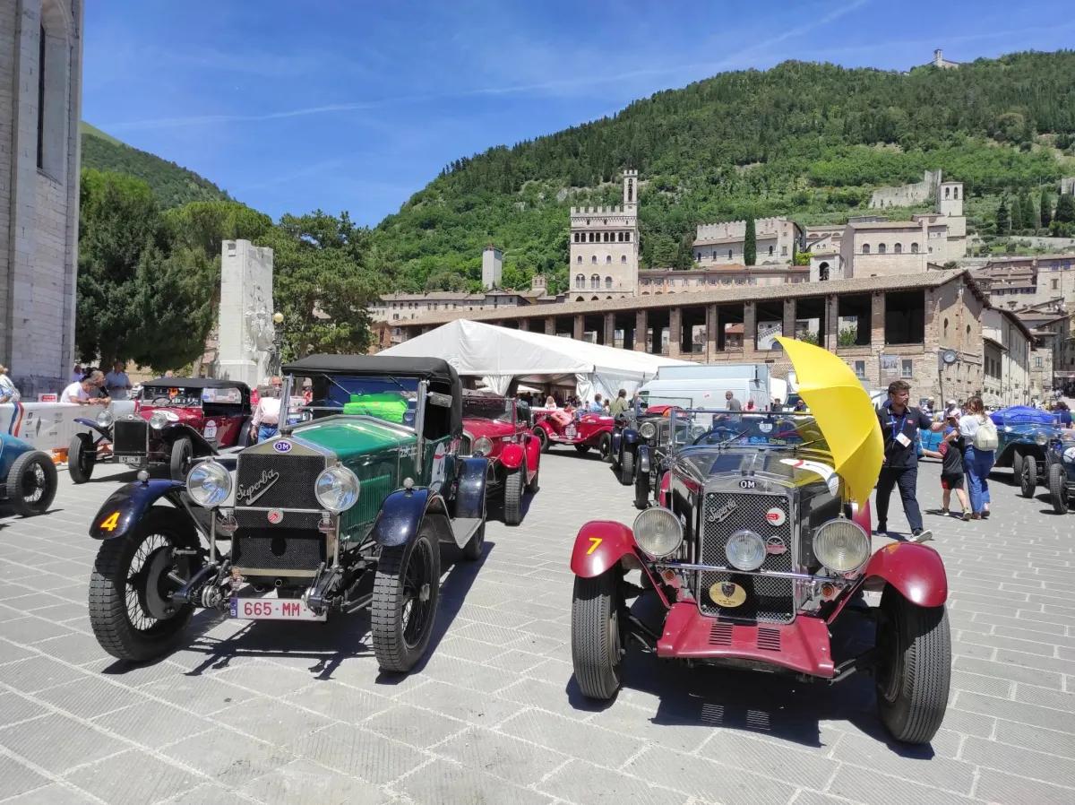 Mille Miglia a Gubbio, il sindaco Fiorucci: "La città ha risposto presente, giornata straordinaria"