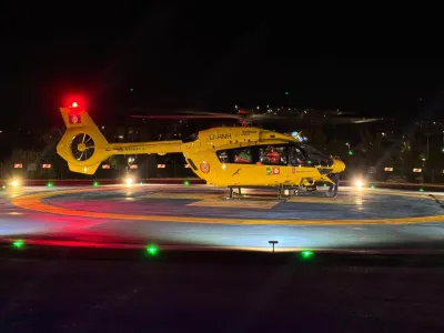 Gubbio, grave incidente nella notte: coinvolti tre giovani, due trasportati in Elisoccorso