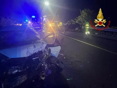 Gubbio, grave incidente nella notte: coinvolti tre giovani, due trasportati in Elisoccorso
