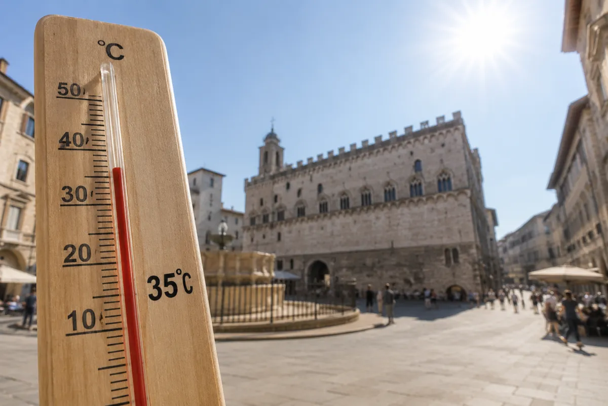 Meteo Umbria, transizione e poi l'abbraccio dell'anticiclone africano: in arrivo picchi sopra i 35 gradi