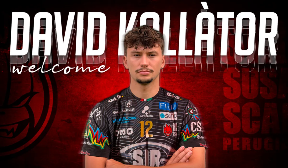 Sir, ufficiale il giovane ceco Kollátor: "Vestire la maglia di Perugia è un sogno che si realizza"