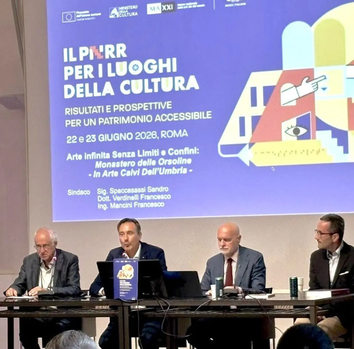 Il Comune di Calvi dell'Umbria al Mic. La riqualificazione del Monastero è una buona pratica