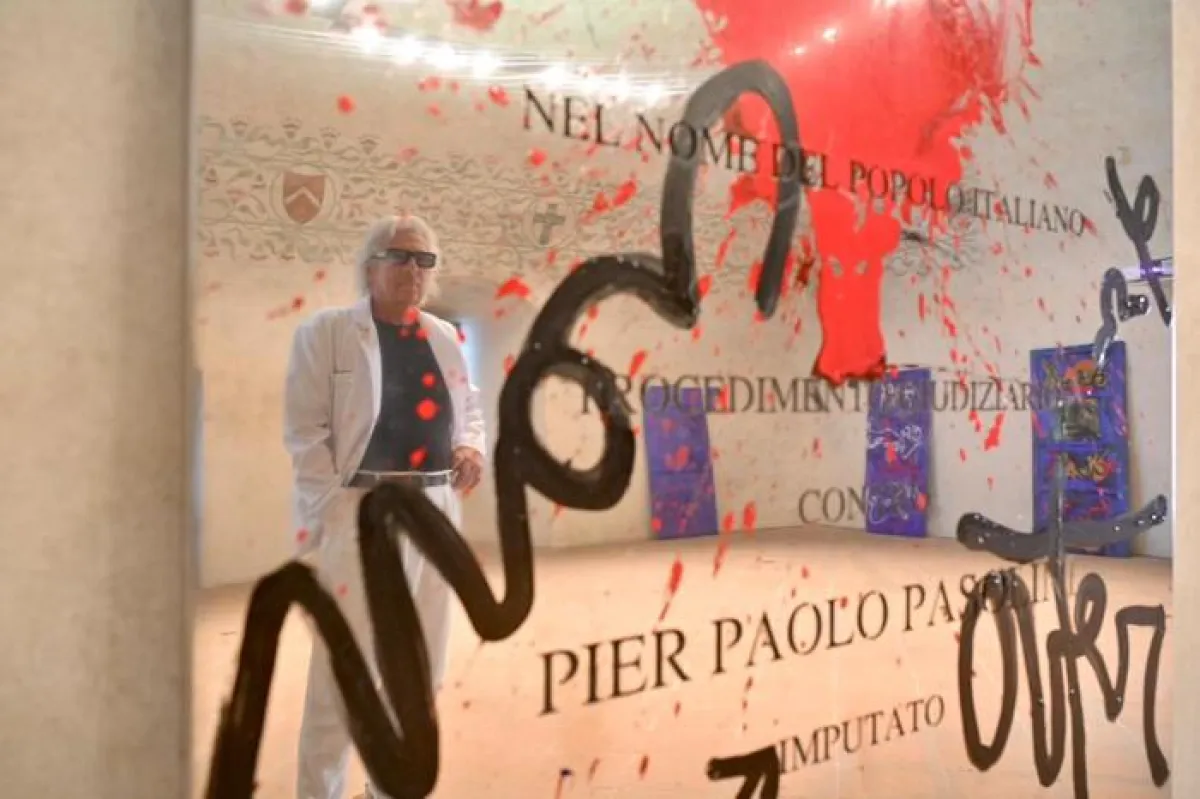 Spoleto, alla Rocca Albornoz le opere di Marco Nereo Rotelli su Pound e Pasolini: inaugurata la mostra “PPP – Pound Poesia Pasolini”