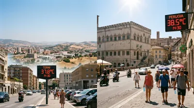 Meteo Umbria, scatta l’allerta per l’ondata di calore: stop al lavoro nei cantieri edili e nei campi nelle ore centrali