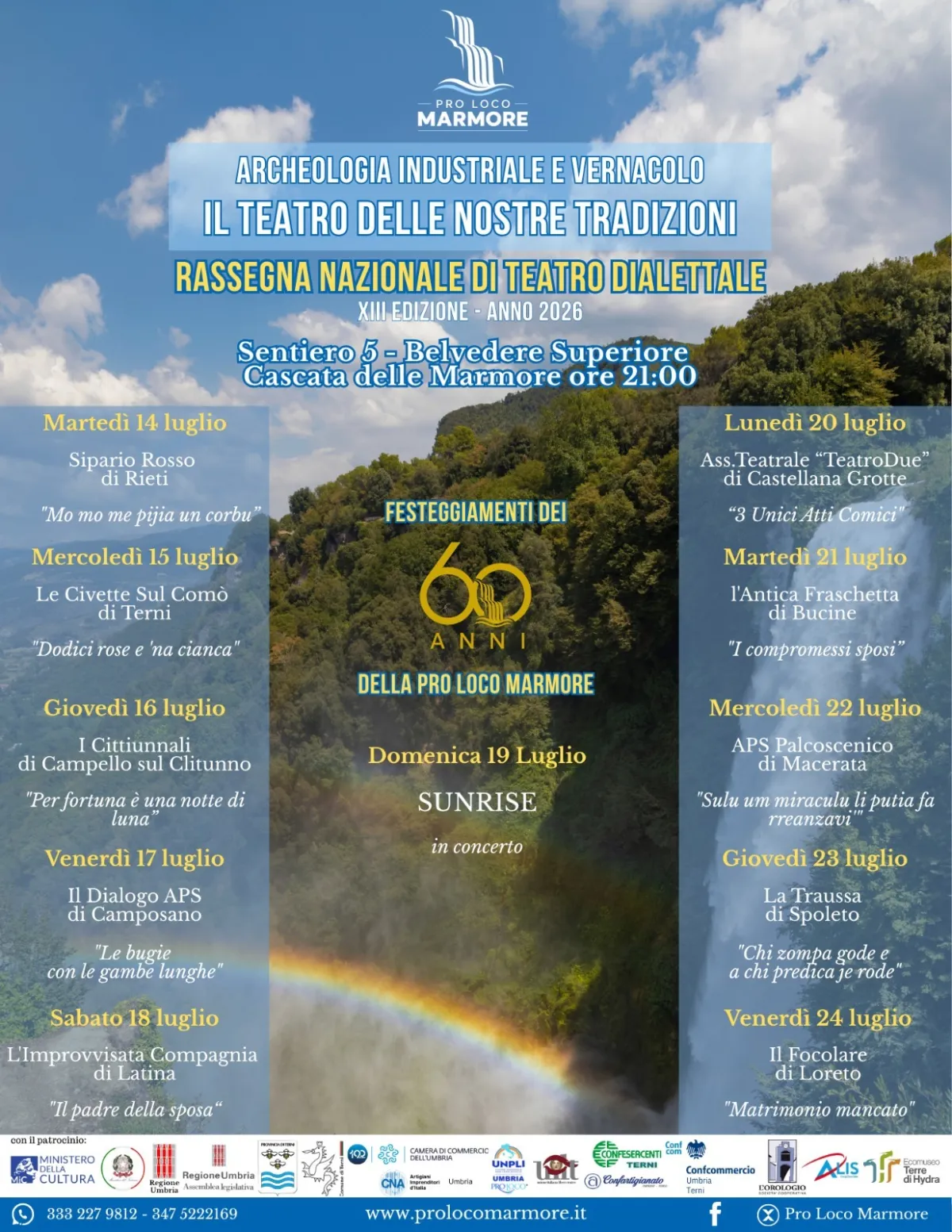 Marmore tra passione e identità: torna la rassegna di teatro 'Archeologia Industriale e Vernacolo'