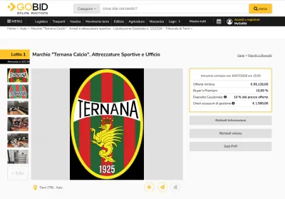 Asta per il marchio della Ternana, la parola ai curatori e al Tribunale fallimentare: due possibili offerte da verificare